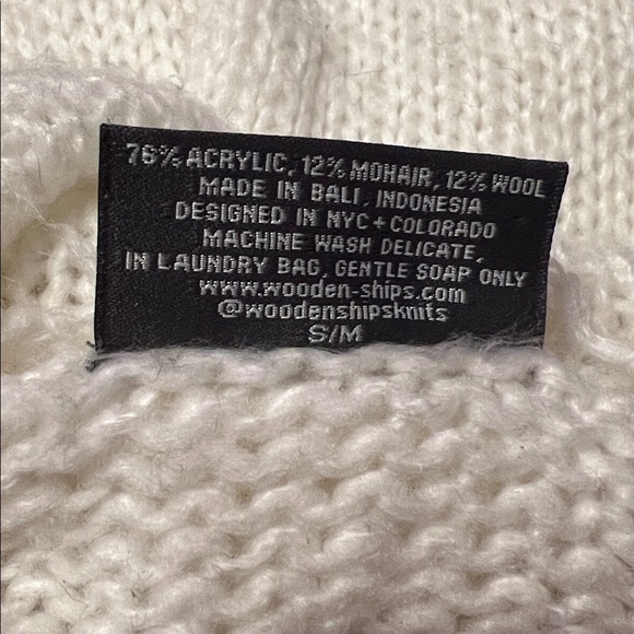 Wooden Ships Color-block Skull Sweater - Picture 7 of 7